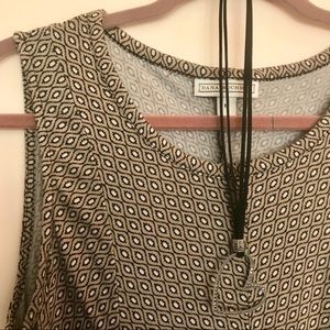 Patterned tunic shirt